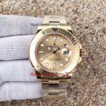 AAA Grade Copy Rolex Yacht-Master All Gold Mens Watches